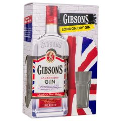 Gibson's London Dry Gin + Glas 70 cl
