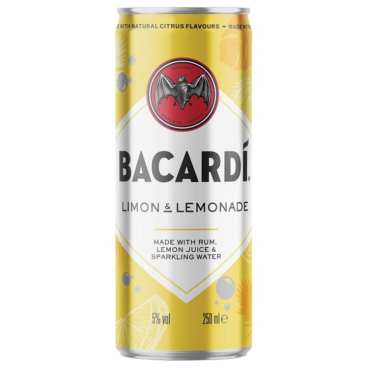 Bacardi Limon & Lemonade 25 cl