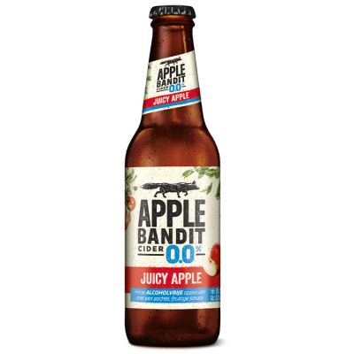 Apple Bandit Juicy Apple 0.0 Cider Fles 30 cl