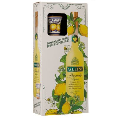 Pallini Limoncello Met unieke deruta 50 cl