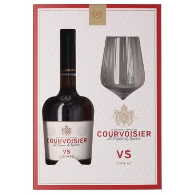 Courvoisier V.S. Cognac met glas 70 cl