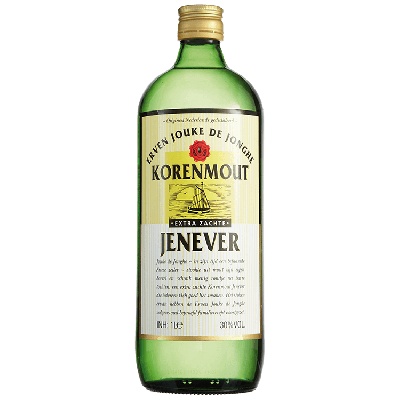 Jouke de Jonghe  Korenmout Jenever HELE LITER